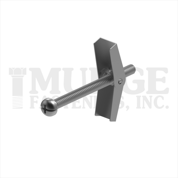 475B25C300ZCW 1/4-20X 3 SL RD TOGGLE BOLT WITH WING